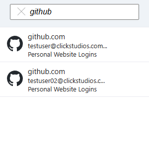 Searching the Passwordstate vault from the browser extension