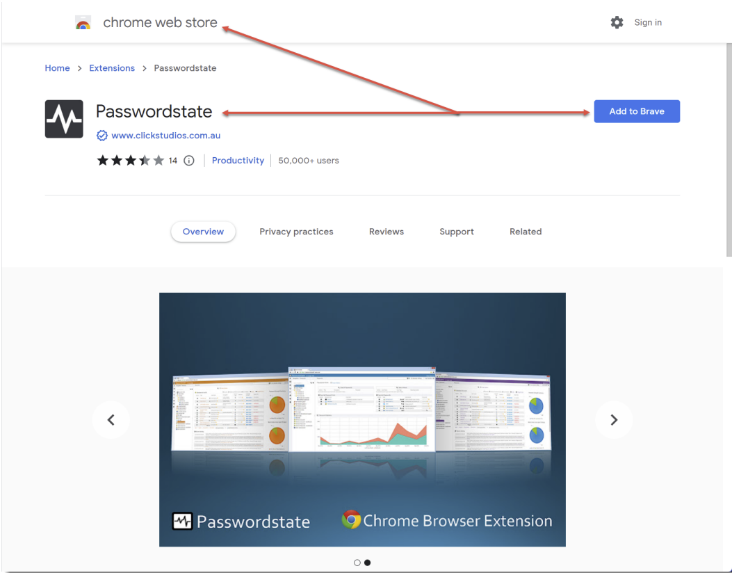 Browser Extension Brave