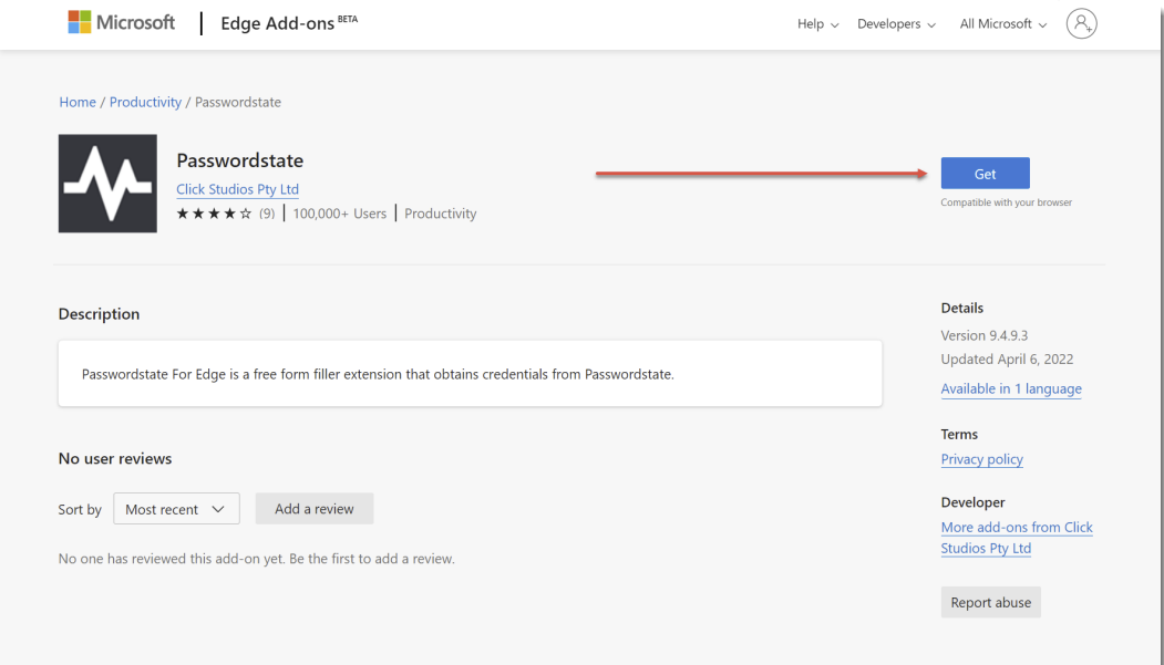 Browser Extension Edge