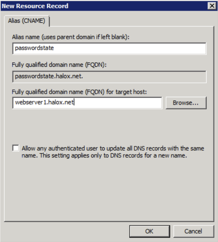 Create DNS Record