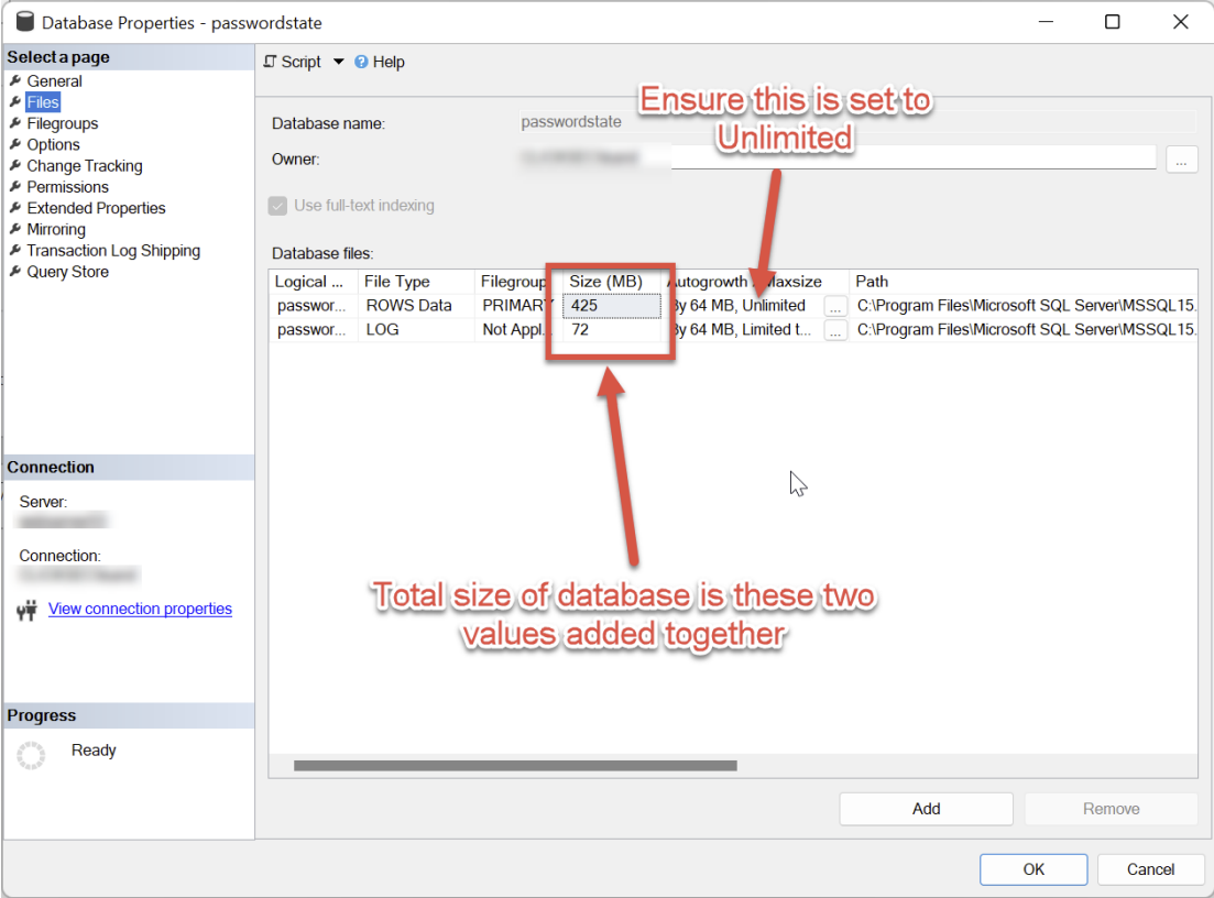 Database Config