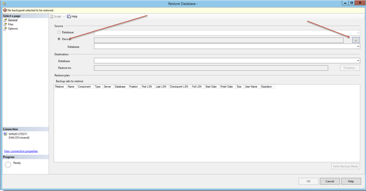 Database Restore 2
