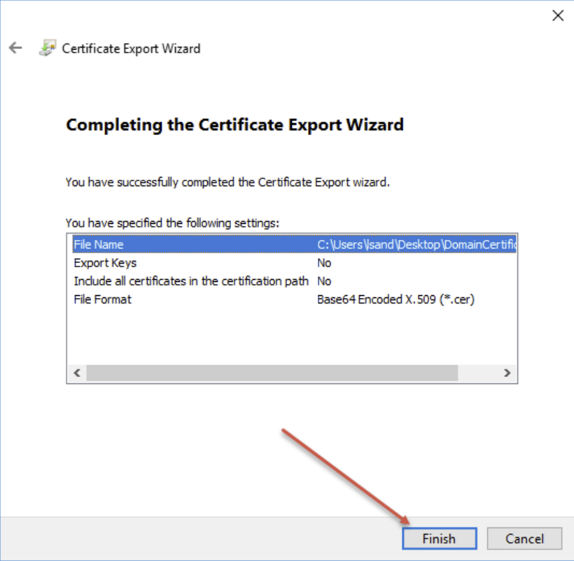 Export CA Certificate 7