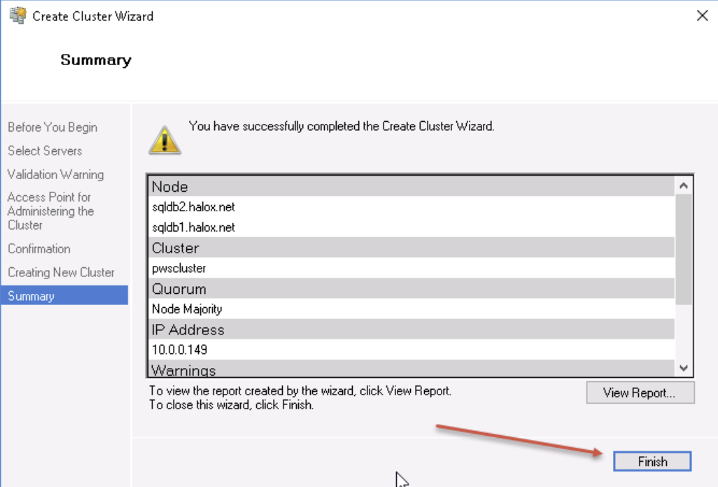 FailOver Cluster Manager 14