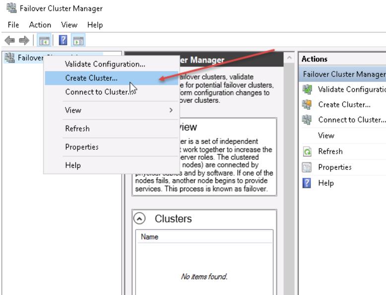 Failover CLuster Manager