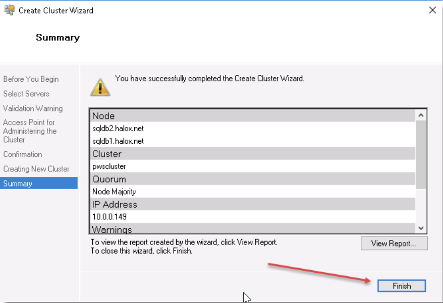 Failover Cluster Manager 7