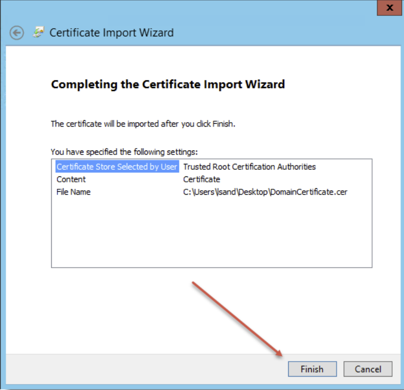 Import CA Certificate 5