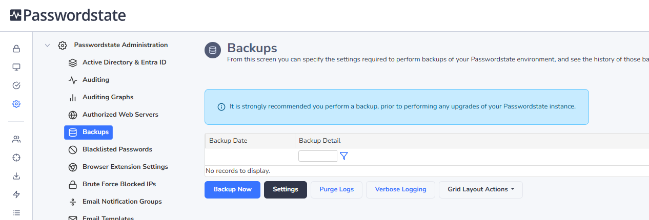 Manual Back UP