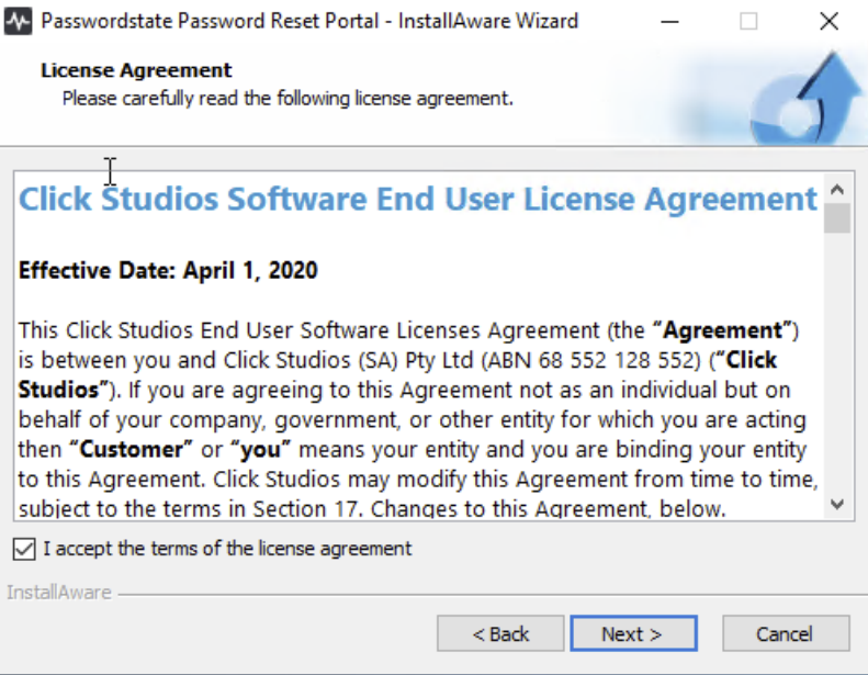 PRP Install Wizard 2