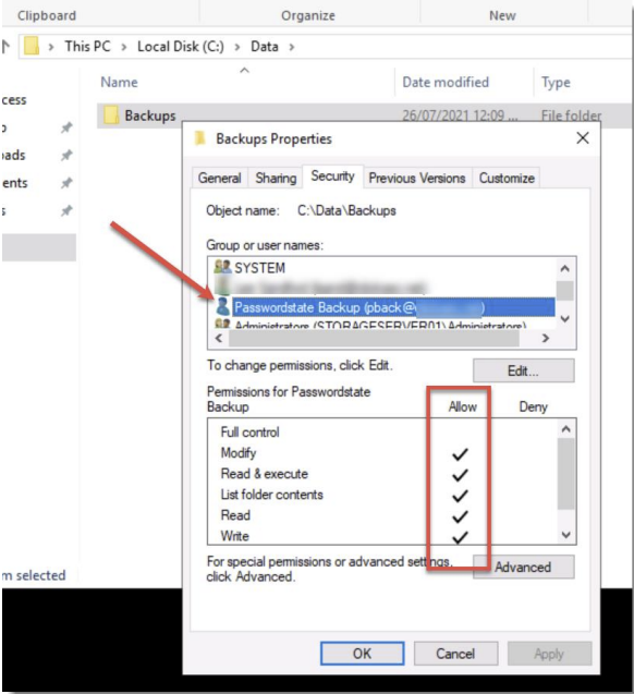 Passwordstate Back Up Account 6