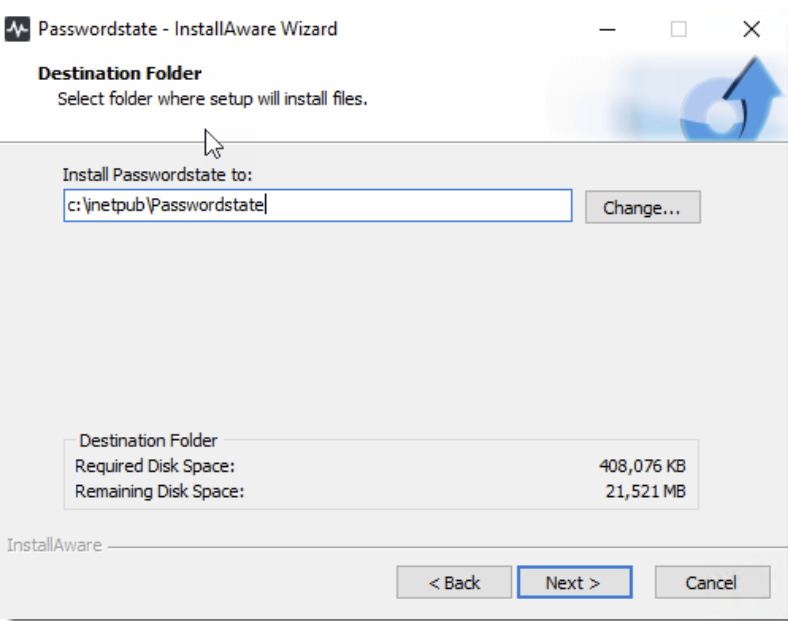 Passwordstate Install 3