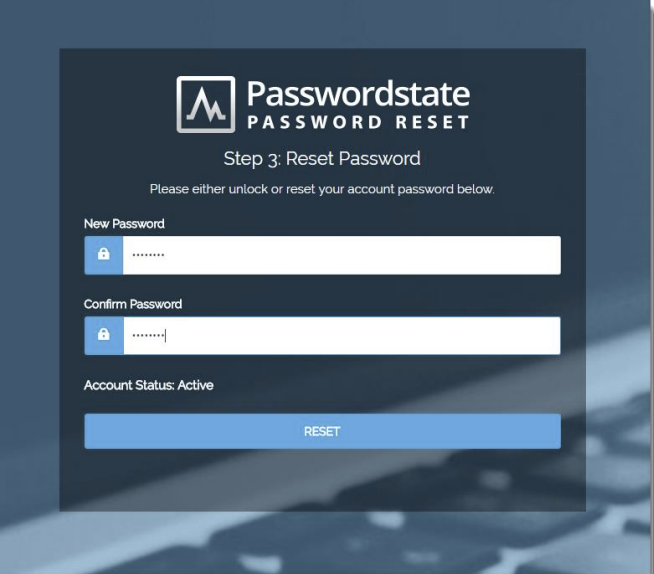 Reset Password