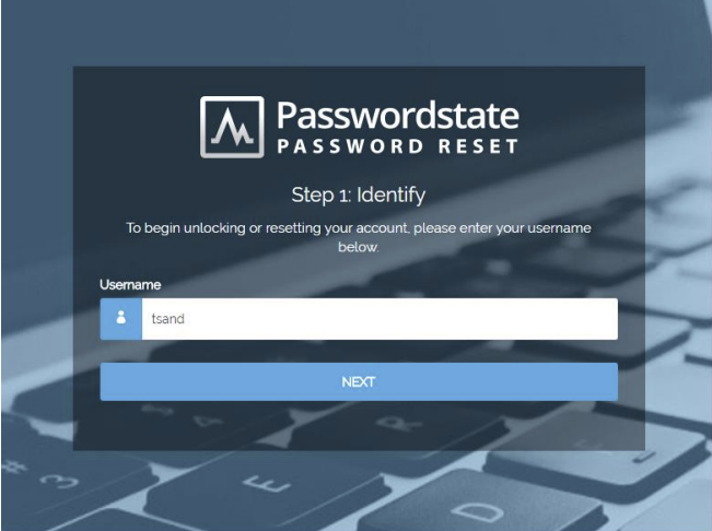Password Reset Portal Unlock