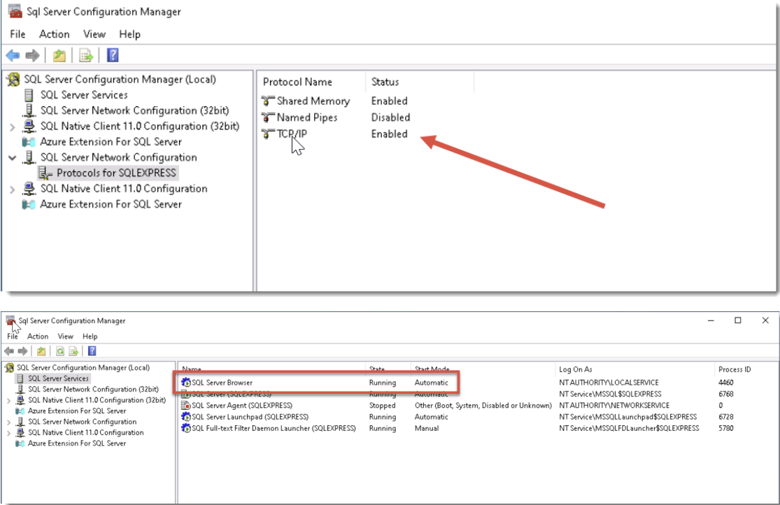 SQL Server Config Manager