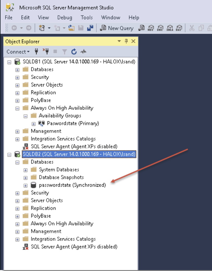 SQL Server Studio