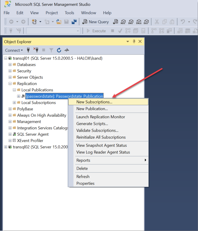 SQL Subscriber