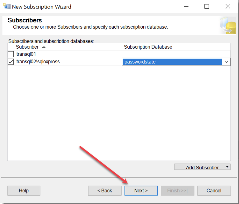 SQL Subscriber 11