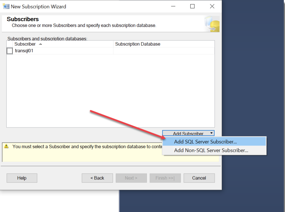 SQL Subscriber 5