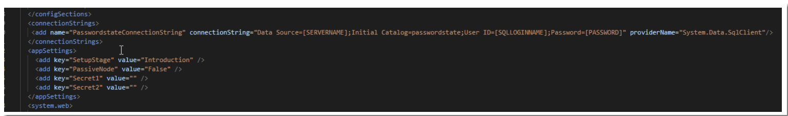 Rebuilding the Web.Config File