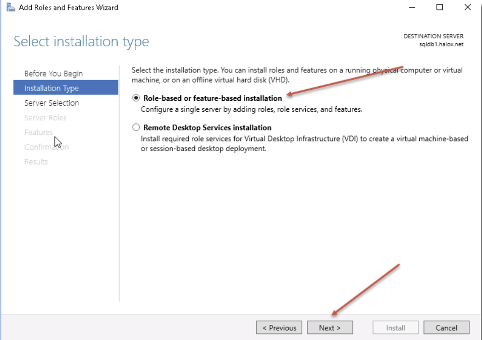 Windows FailOver Role 2