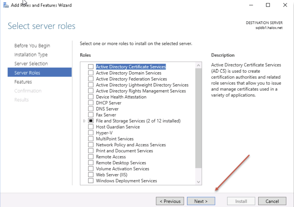Windows FailOver Role 4