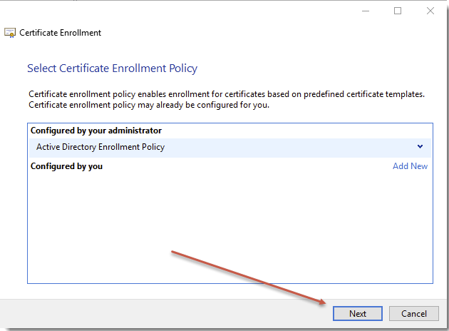 Certificate Enrollment 2