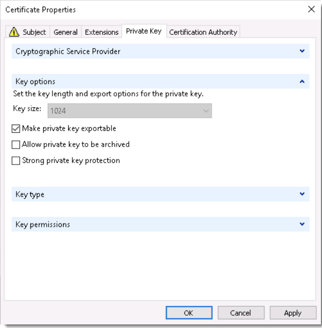Certificate Properties 2
