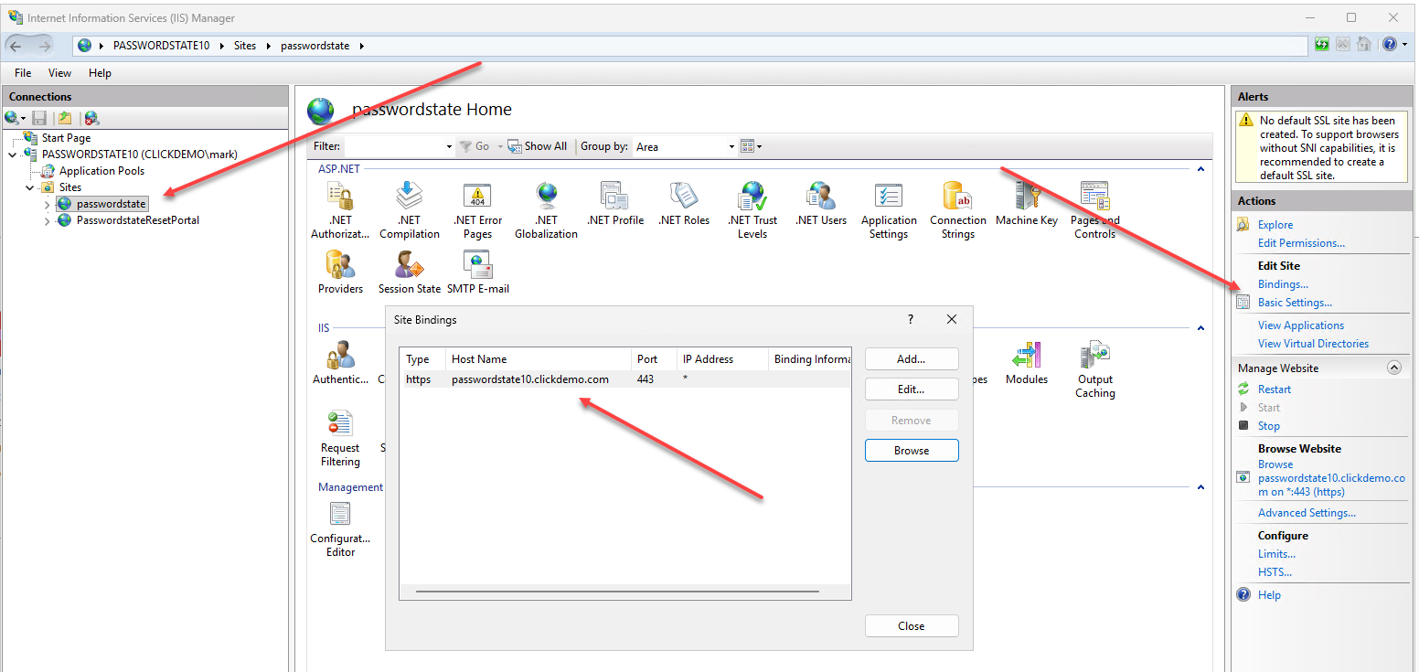 IIS Bindings 2