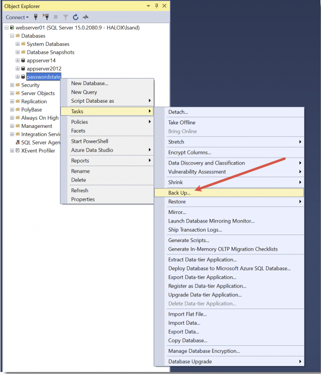 Manual Backup using SMST 1