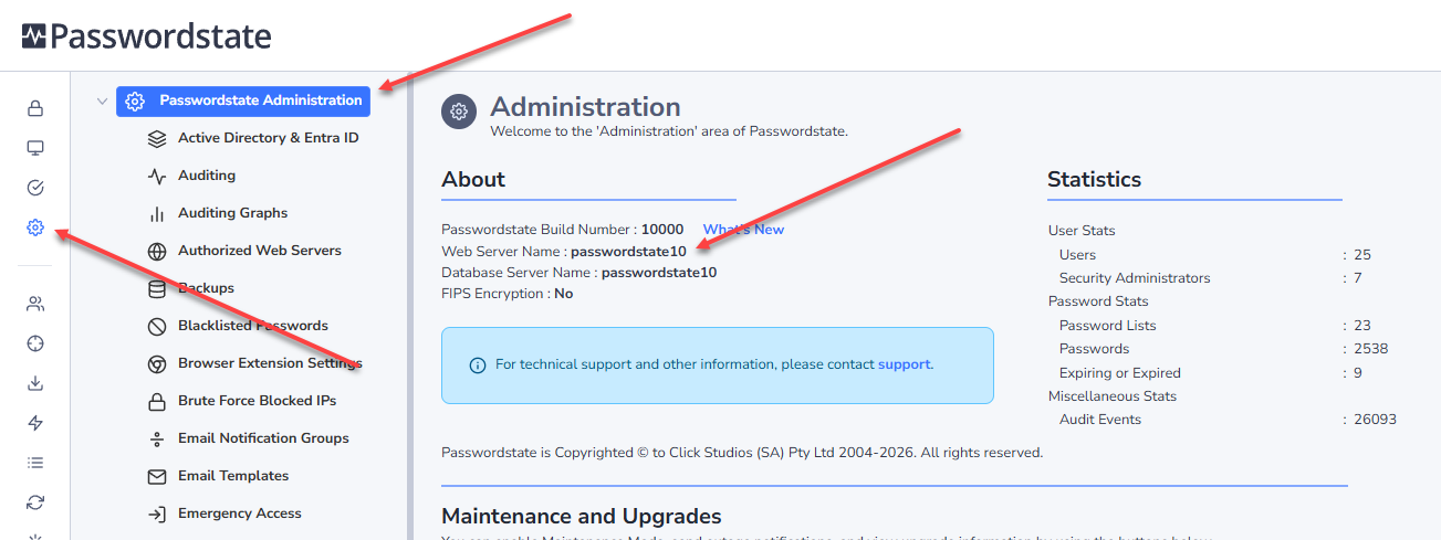 Passwordstate Administartion