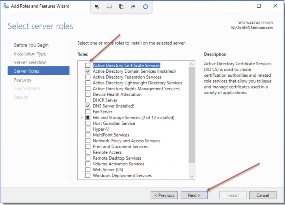Server Manager Wizard 4
