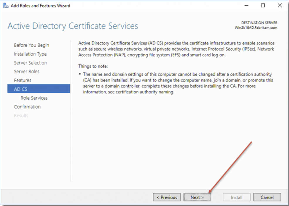Server Manager Wizard 7