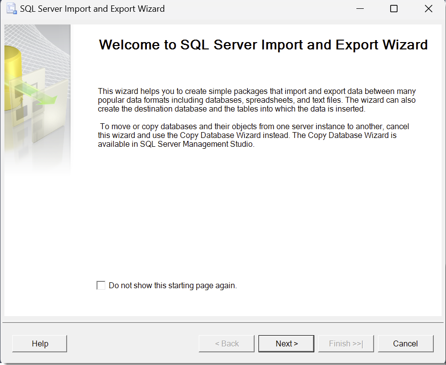 SQL Import Wizard