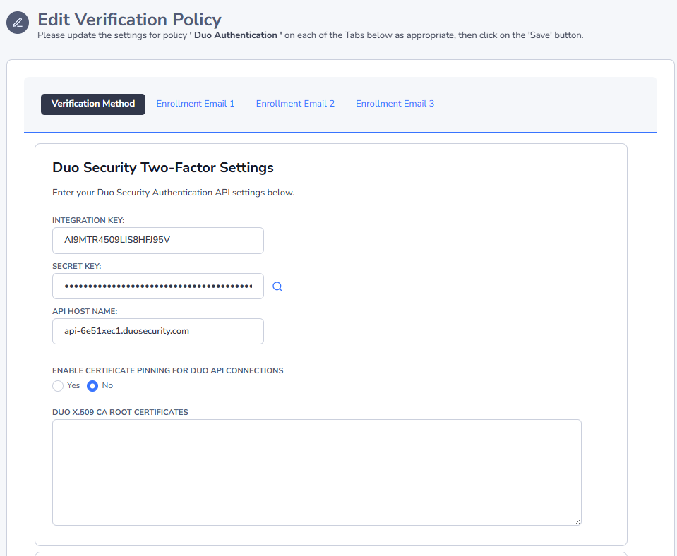 PRP Verification Policies 3