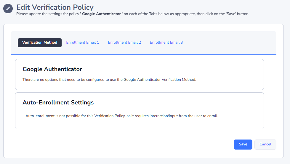 PRP Verification Policies 5