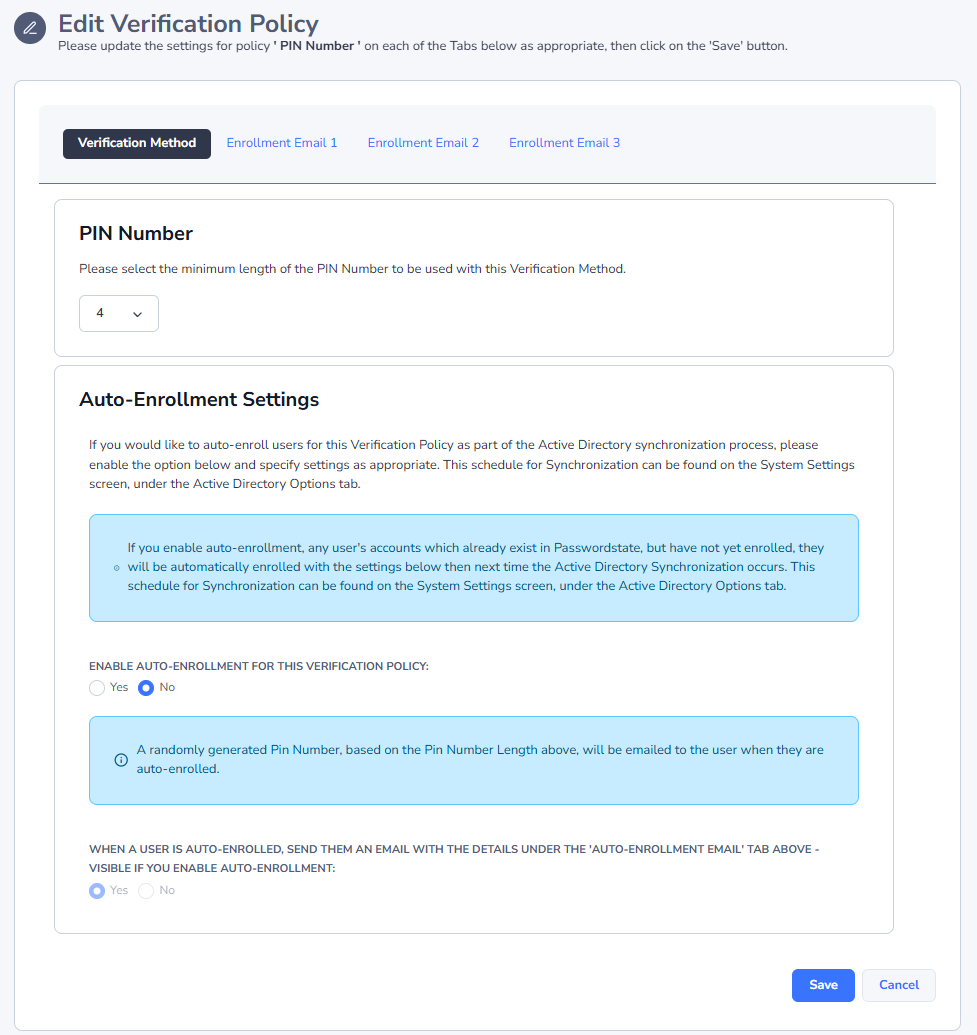 PRP Verification Policies 7