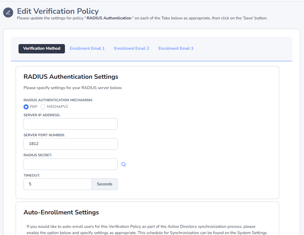 PRP Verification Policies 9