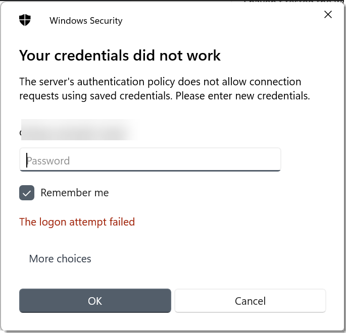Windows Credential Login