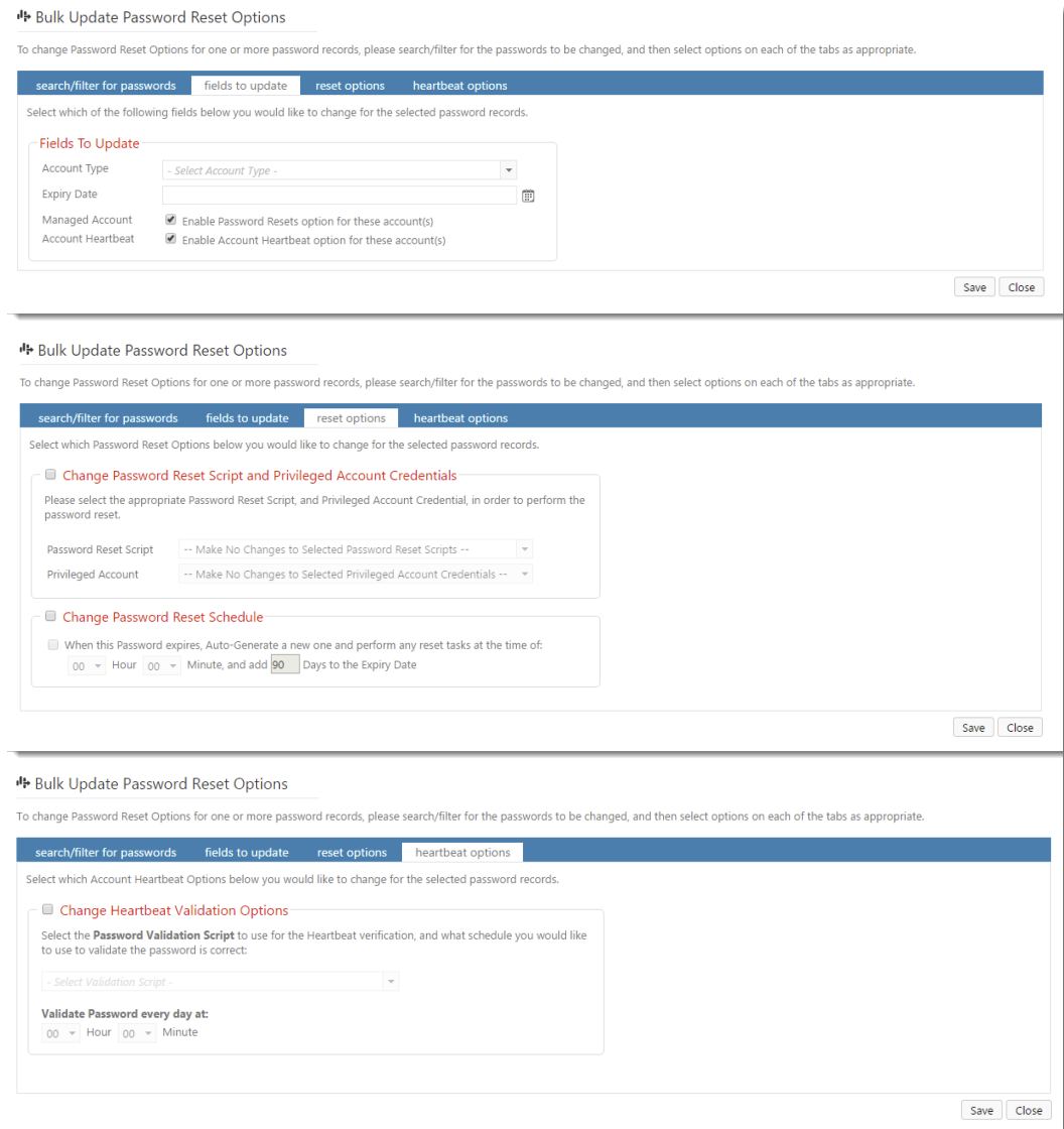 Bulk Update Password Reset Options 2