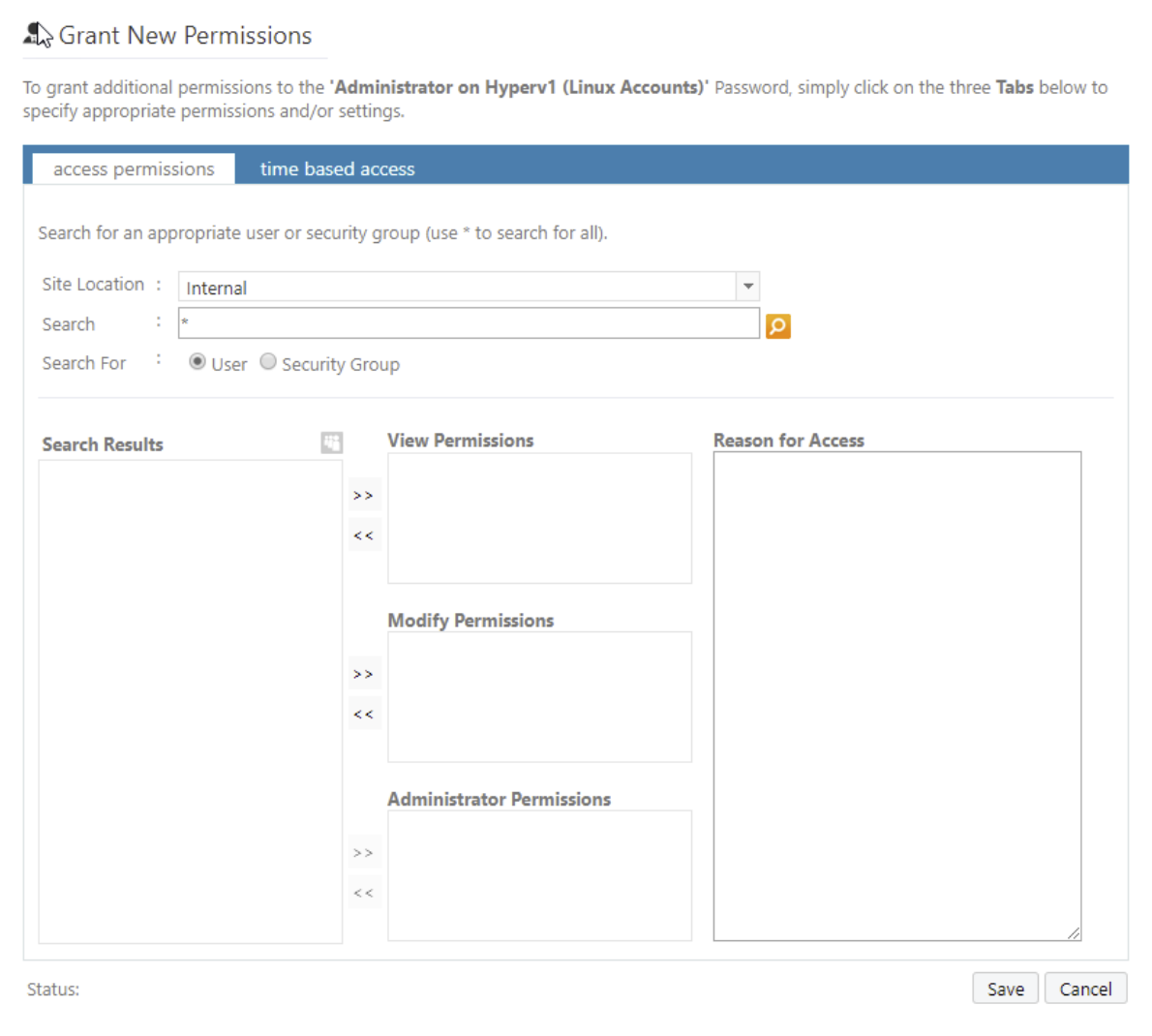 Grant New Permissions