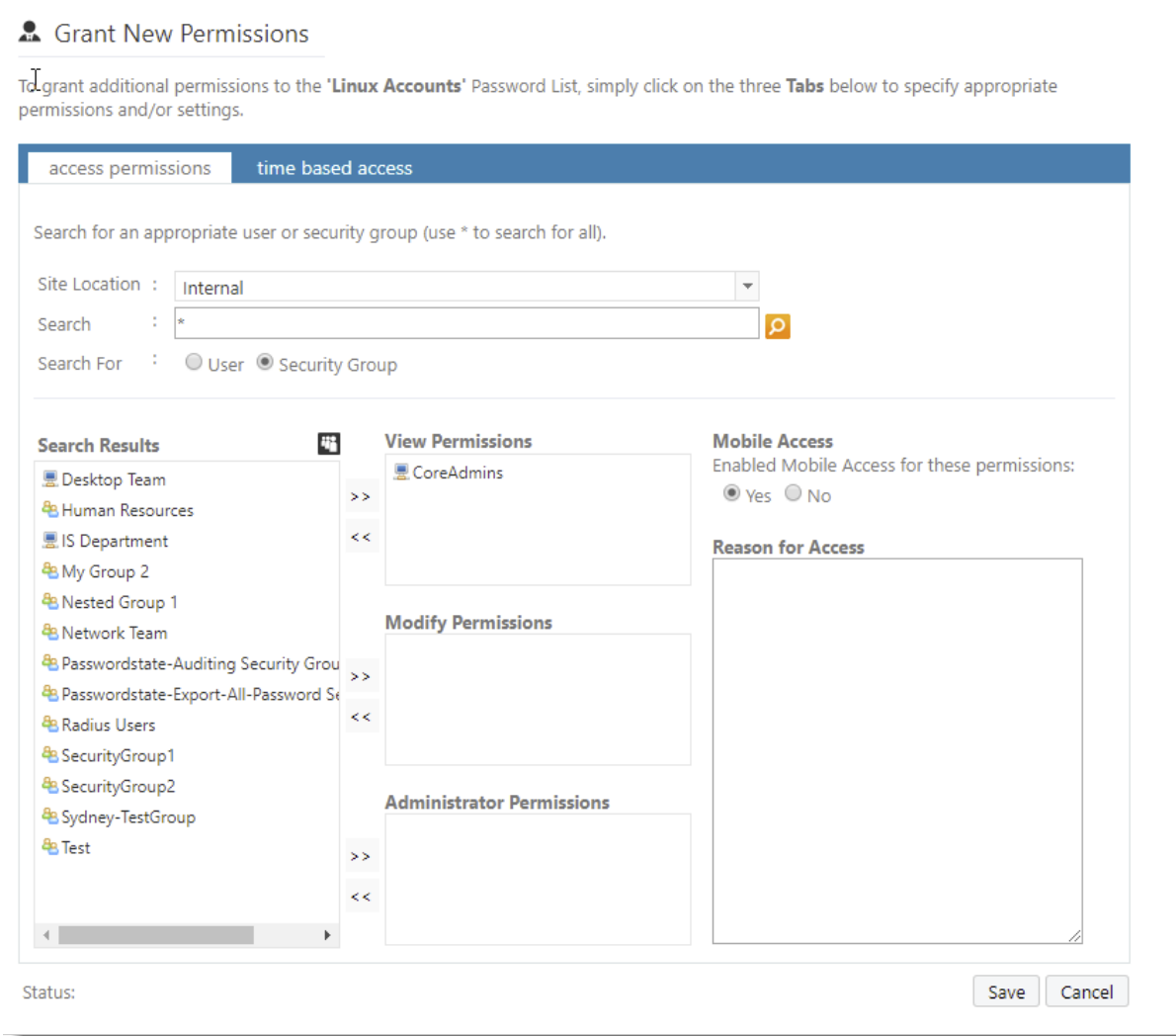 Grant New Permissions 3